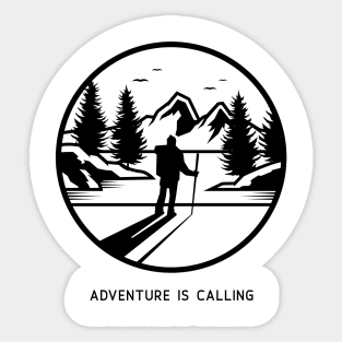 Adventure is Calling Sticker